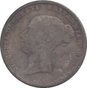 1845 SIXPENCE ( FAIR ) - SIXPENCE - Cambridgeshire Coins