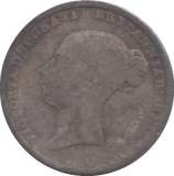 1845 SIXPENCE ( FAIR ) - SIXPENCE - Cambridgeshire Coins
