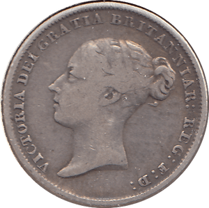 1845 SIXPENCE ( FINE ) - SIXPENCE - Cambridgeshire Coins