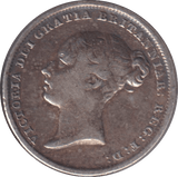 1845 SIXPENCE ( GVF ) - SIXPENCE - Cambridgeshire Coins