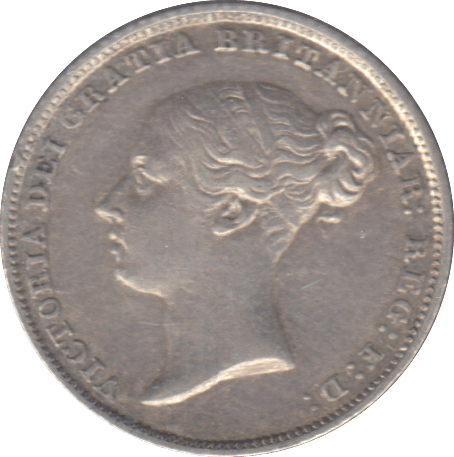 1845 SIXPENCE ( GVF ) - SIXPENCE - Cambridgeshire Coins