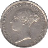 1845 SIXPENCE ( GVF ) - SIXPENCE - Cambridgeshire Coins