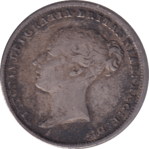 1845 SIXPENCE ( VF ) - SIXPENCE - Cambridgeshire Coins