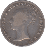 1845 THREEPENCE ( FINE ) - THREEPENCE - Cambridgeshire Coins