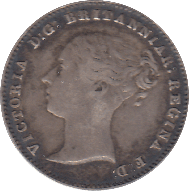1845 THREEPENCE ( VF ) - THREEPENCE - Cambridgeshire Coins