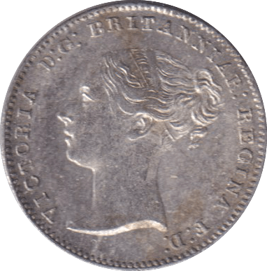 1845 THREEPENCE ( VF ) - THREEPENCE - Cambridgeshire Coins