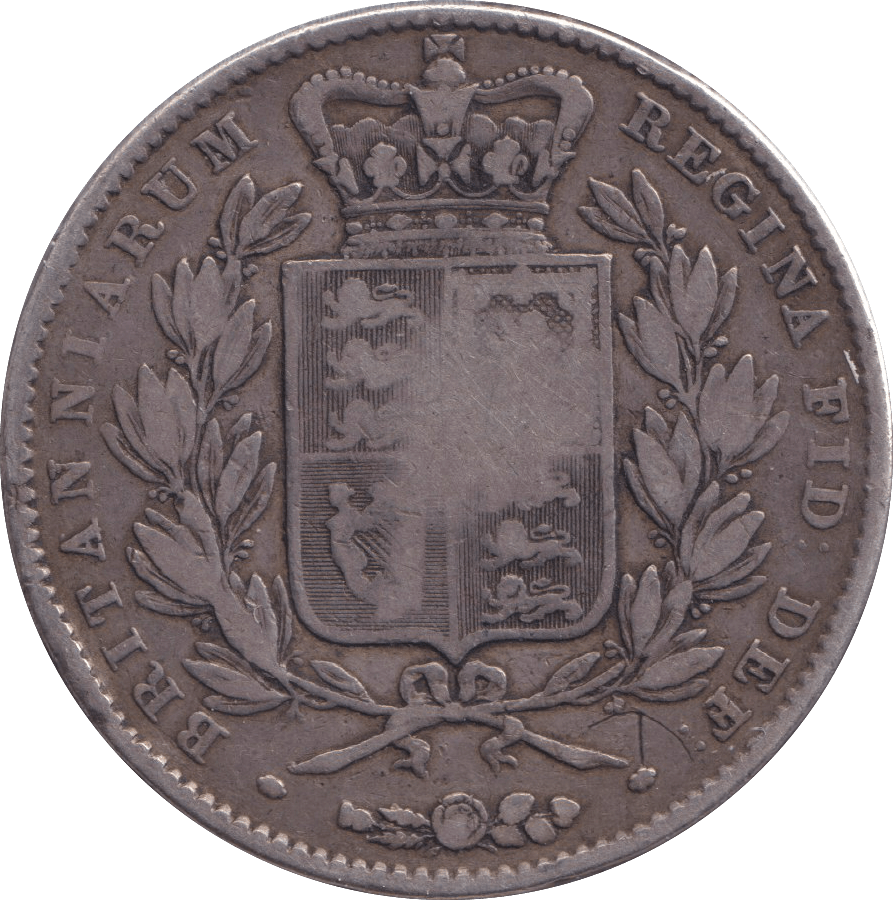 1845 VIII CROWN ( FINE ) - CROWN - Cambridgeshire Coins