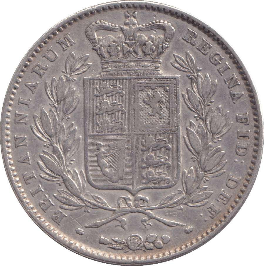 1845 VIII CROWN XI CINQUEFOIL STAR ( VF ) - CROWN - Cambridgeshire Coins