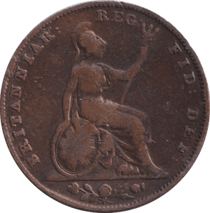 1846 FARTHING ( FINE ) - FARTHING - Cambridgeshire Coins