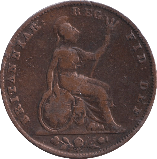 1846 FARTHING ( FINE ) - FARTHING - Cambridgeshire Coins