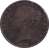 1846 FARTHING ( FINE ) - FARTHING - Cambridgeshire Coins