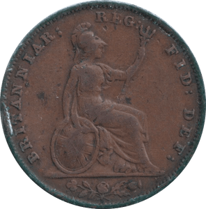 1846 FARTHING ( FINE ) - FARTHING - Cambridgeshire Coins