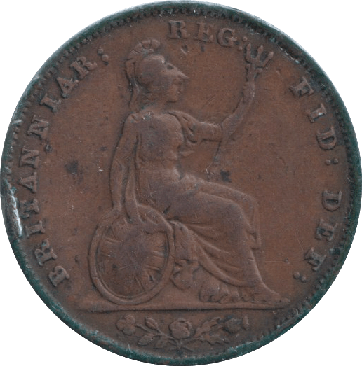 1846 FARTHING ( FINE ) - FARTHING - Cambridgeshire Coins