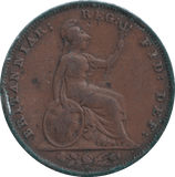1846 FARTHING ( FINE ) - FARTHING - Cambridgeshire Coins