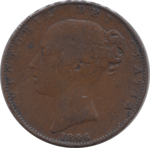 1846 FARTHING ( GF ) - Farthing - Cambridgeshire Coins