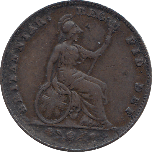 1846 FARTHING ( GVF ) - FARTHING - Cambridgeshire Coins