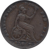1846 FARTHING ( GVF ) - FARTHING - Cambridgeshire Coins