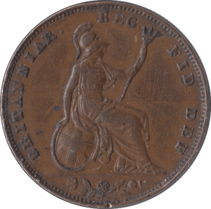 1846 FARTHING ( GVF ) - Farthing - Cambridgeshire Coins
