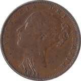 1846 FARTHING ( GVF ) - Farthing - Cambridgeshire Coins