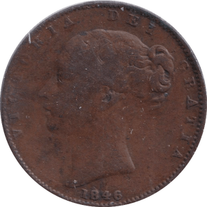 1846 FARTHING ( NF ) - FARTHING - Cambridgeshire Coins