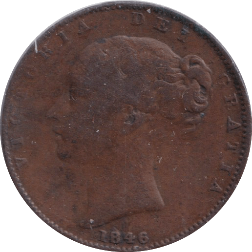 1846 FARTHING ( NF ) - FARTHING - Cambridgeshire Coins