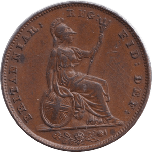 1846 FARTHING ( UNC ) - FARTHING - Cambridgeshire Coins