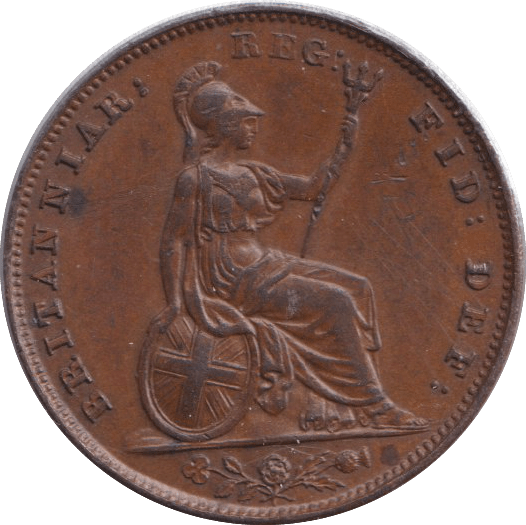 1846 FARTHING ( UNC ) - FARTHING - Cambridgeshire Coins