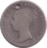 1846 FOURPENCE ( FINE ) HOLED - FOURPENCE - Cambridgeshire Coins