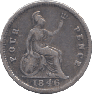 1846 FOURPENCE ( GF ) - FOURPENCE - Cambridgeshire Coins