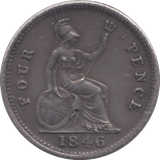 1846 FOURPENCE ( GVF ) - Fourpence - Cambridgeshire Coins