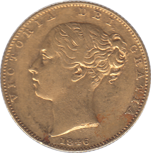 1846 GOLD SOVEREIGN ( GVF ) - SOVEREIGN - Cambridgeshire Coins