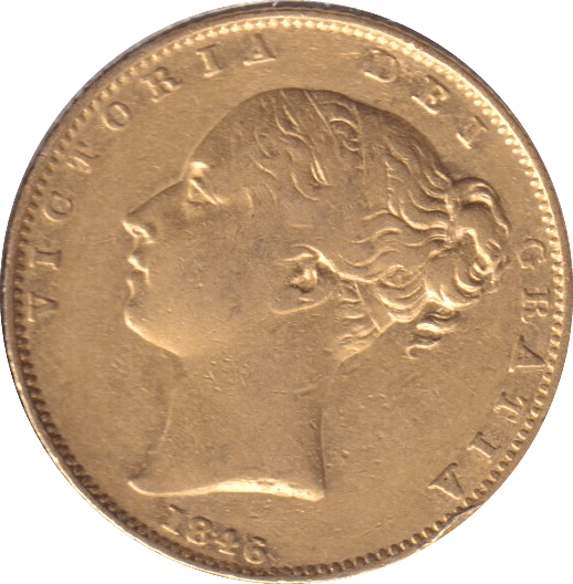 1846 GOLD SOVEREIGN ( VF ) - SOVEREIGN - Cambridgeshire Coins