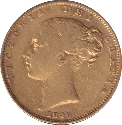 1846 GOLD SOVEREIGN ( VF ) - SOVEREIGN - Cambridgeshire Coins