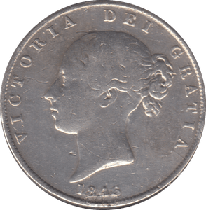 1846 HALFCROWN EX MOUNT( GF ) - SIXPENCE - Cambridgeshire Coins