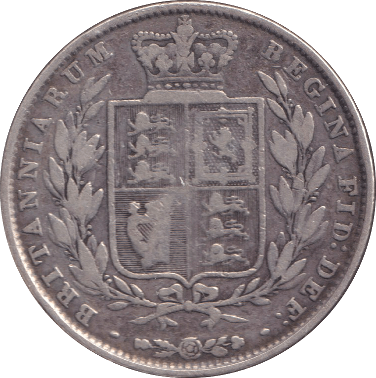 1846 HALFCROWN ( FINE ) - HALFCROWN - Cambridgeshire Coins