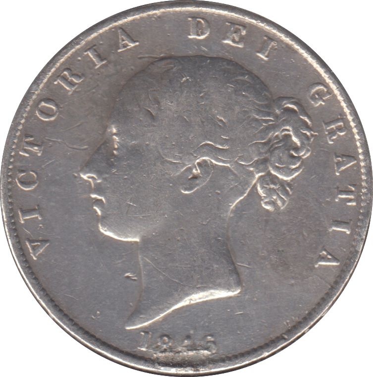 1846 HALFCROWN ( GF ) - HALFCROWN - Cambridgeshire Coins