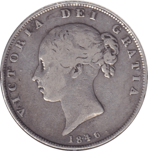 1846 HALFCROWN ( GF ) - HALFCROWN - Cambridgeshire Coins