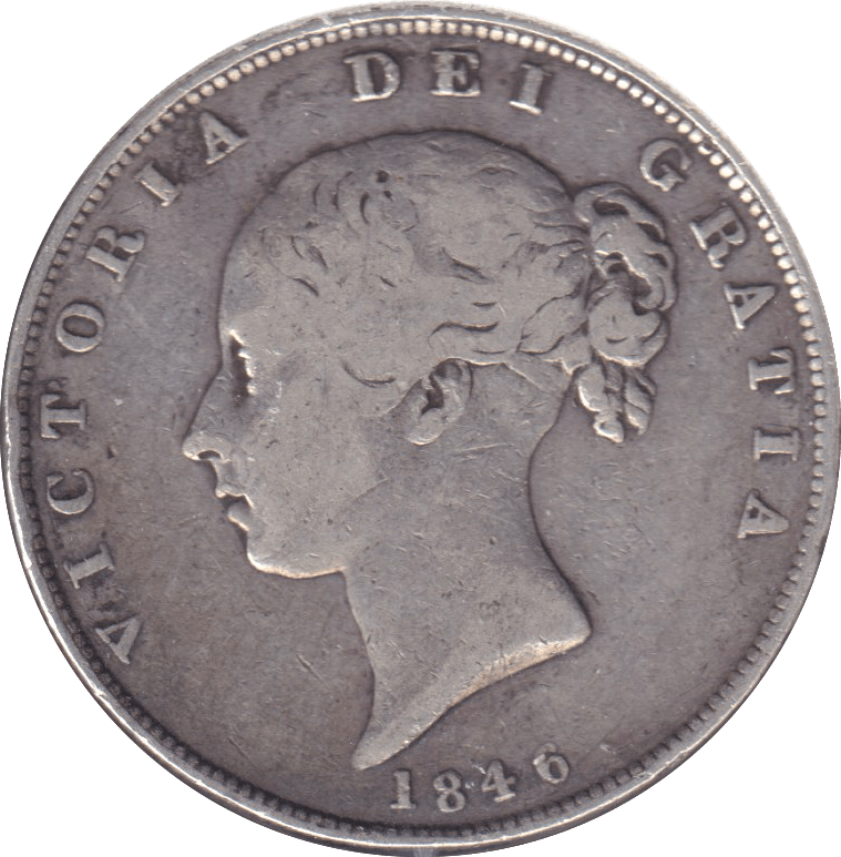 1846 HALFCROWN ( GF ) - HALFCROWN - Cambridgeshire Coins