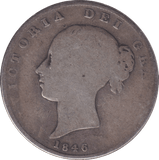 1846 HALFCROWN ( NF ) - HALFCROWN - Cambridgeshire Coins