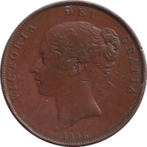 1846 PENNY ( GVF ) - PENNY - Cambridgeshire Coins