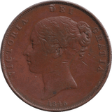 1846 PENNY ( GVF ) - PENNY - Cambridgeshire Coins