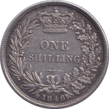 1846 SHILLING ( AUNC ) - SHILLING - Cambridgeshire Coins