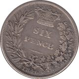 1846 SIXPENCE ( GF ) - SIXPENCE - Cambridgeshire Coins
