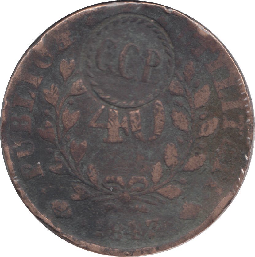 1847 40 REIS PORTUGAL - WORLD COINS - Cambridgeshire Coins