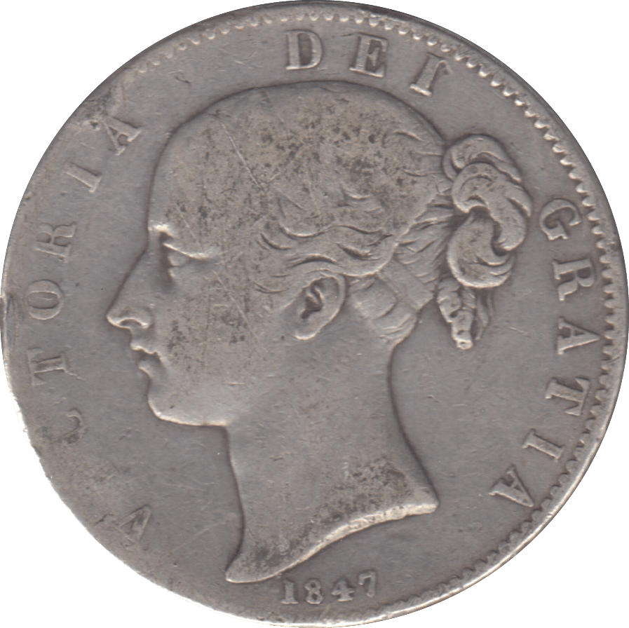 1847 CROWN ( F ) - CROWN - Cambridgeshire Coins