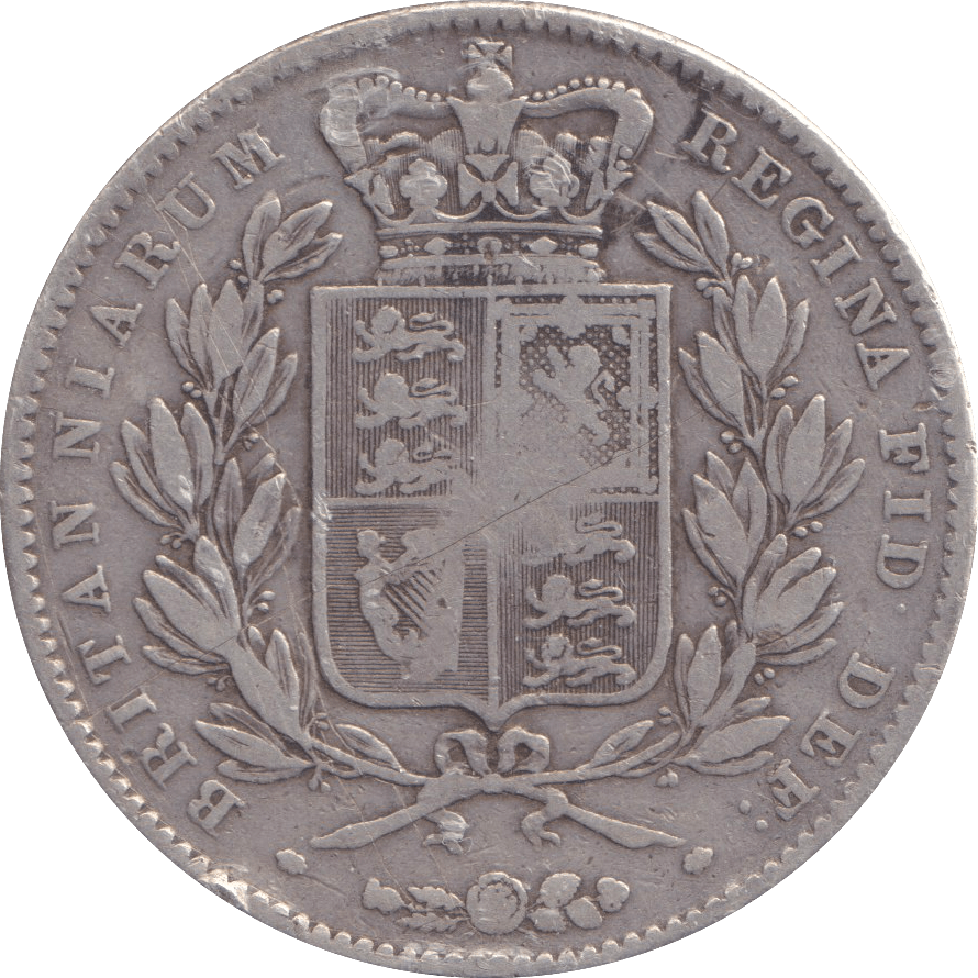 1847 CROWN ( FINE ) - CROWN - Cambridgeshire Coins