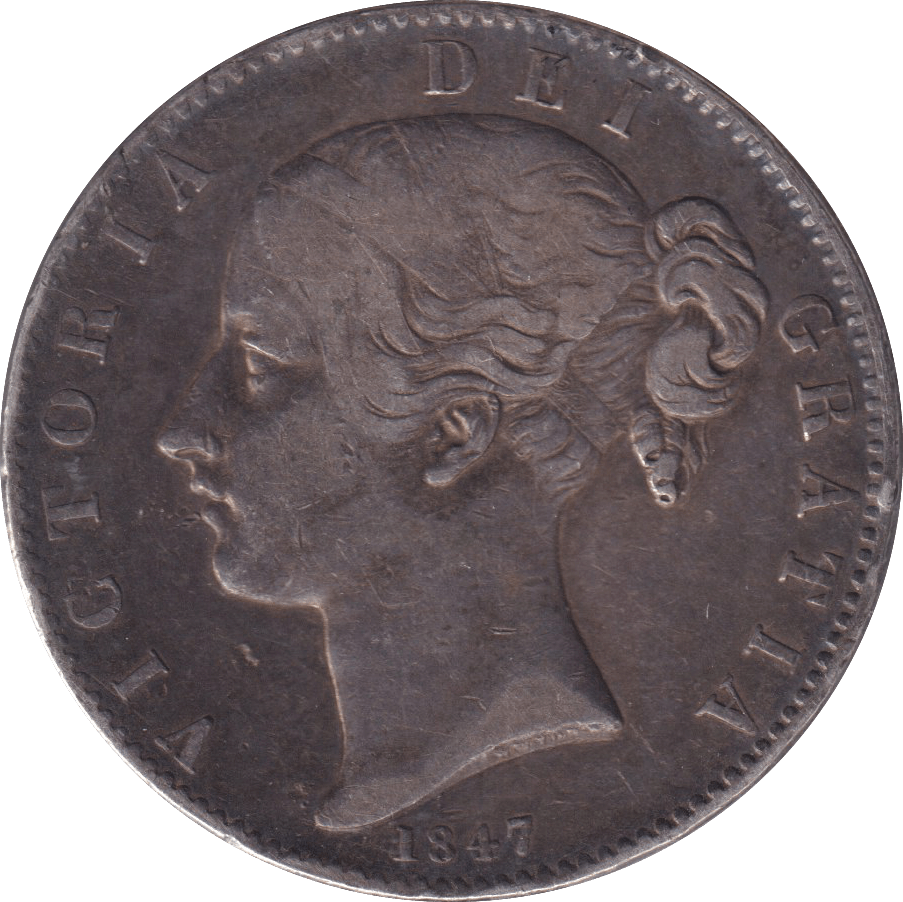 1847 CROWN ( GF ) - CROWN - Cambridgeshire Coins