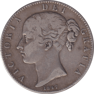 1847 CROWN ( GF ) - CROWN - Cambridgeshire Coins