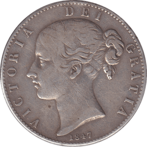 1847 CROWN ( GF ) - CROWN - Cambridgeshire Coins