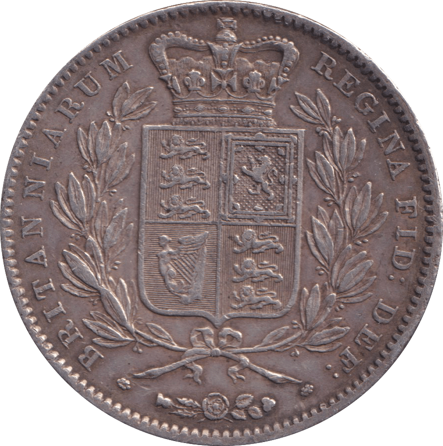 1847 CROWN ( GVF ) - FLORIN - Cambridgeshire Coins